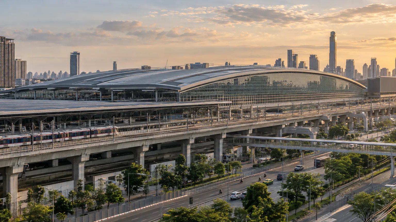 สถานีกลางกรุงเทพอภิวัฒน์ จุดเชื่อมต่อรถไฟความเร็วสูง บางซื่อ ในอนาคตและ SRT สายสีแดงที่วิ่งจริงในปัจจุบัน