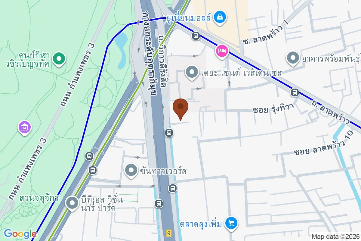 แผนที่ตำแหน่งเดอะ ไพรเวซี่ จตุจักร