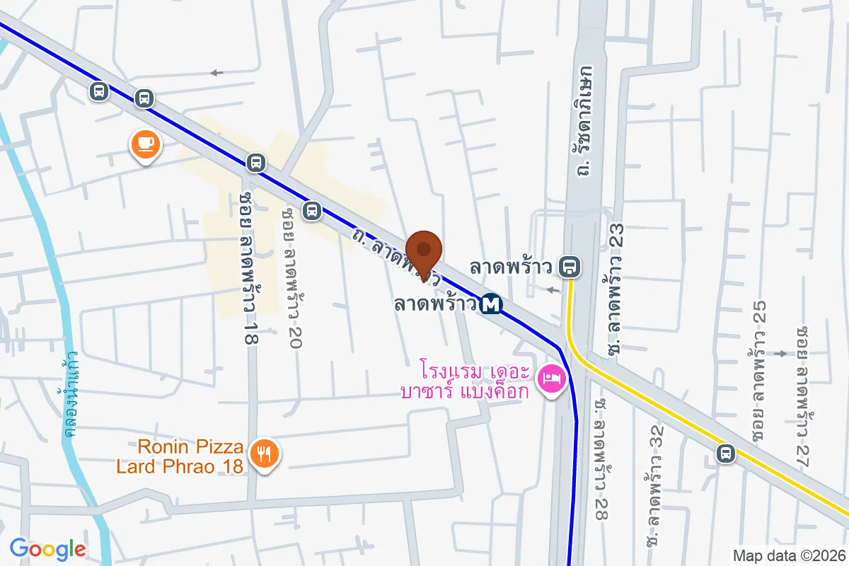 แผนที่ตำแหน่งแชปเตอร์วัน มิดทาวน์ ลาดพร้าว 24