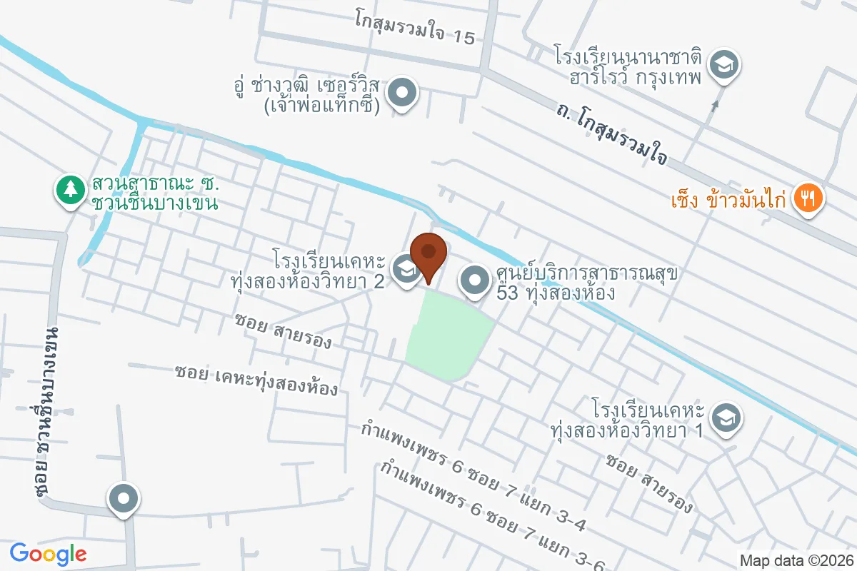 แผนที่ตำแหน่งก๋วยเตี๋ยวเรือเมืองปทุม