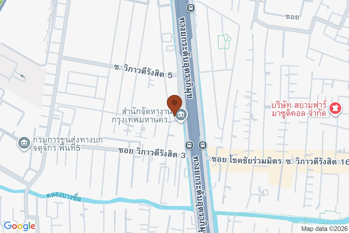 แผนที่ตำแหน่งBUTCH'S COFFEE วิภาวดี-จตุจักร