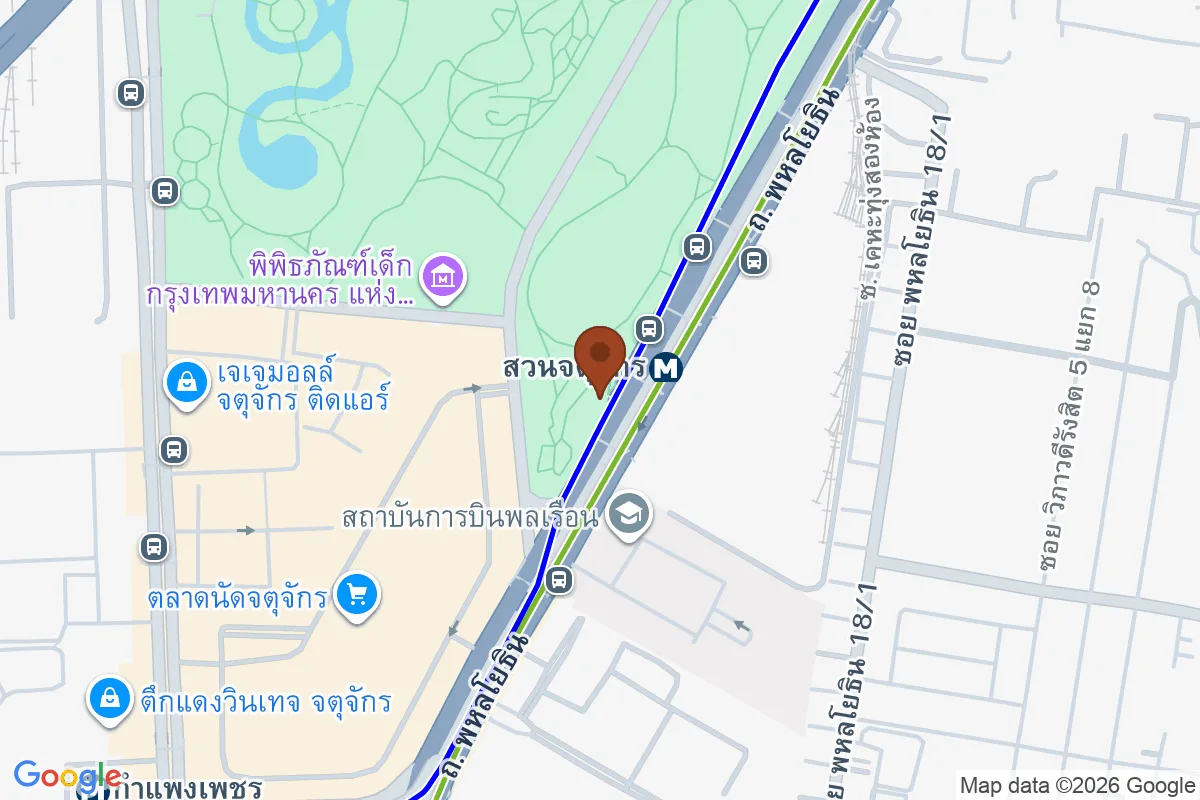 แผนที่ตำแหน่งMIXUE-Metro Mall & Chatuchak Playground