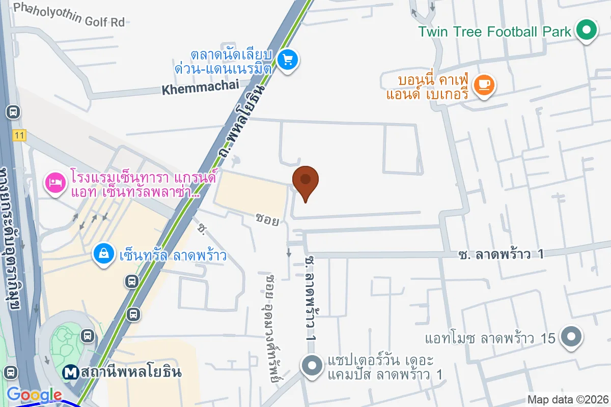 แผนที่ตำแหน่งเดอะ ไลน์ พหลโยธิน พาร์ค (อาคาร เอ)