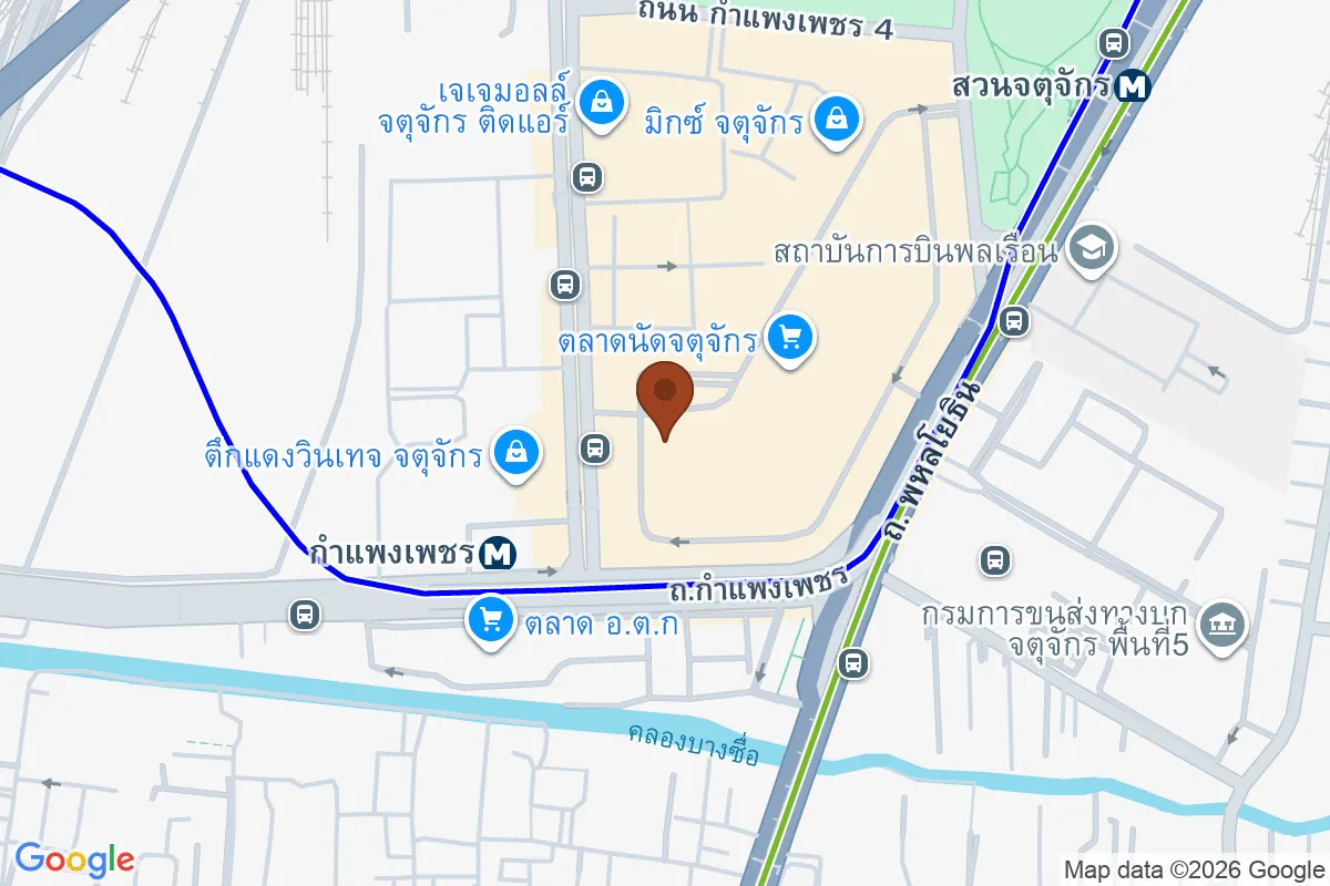 แผนที่ตำแหน่งวันทอง คาเฟ่