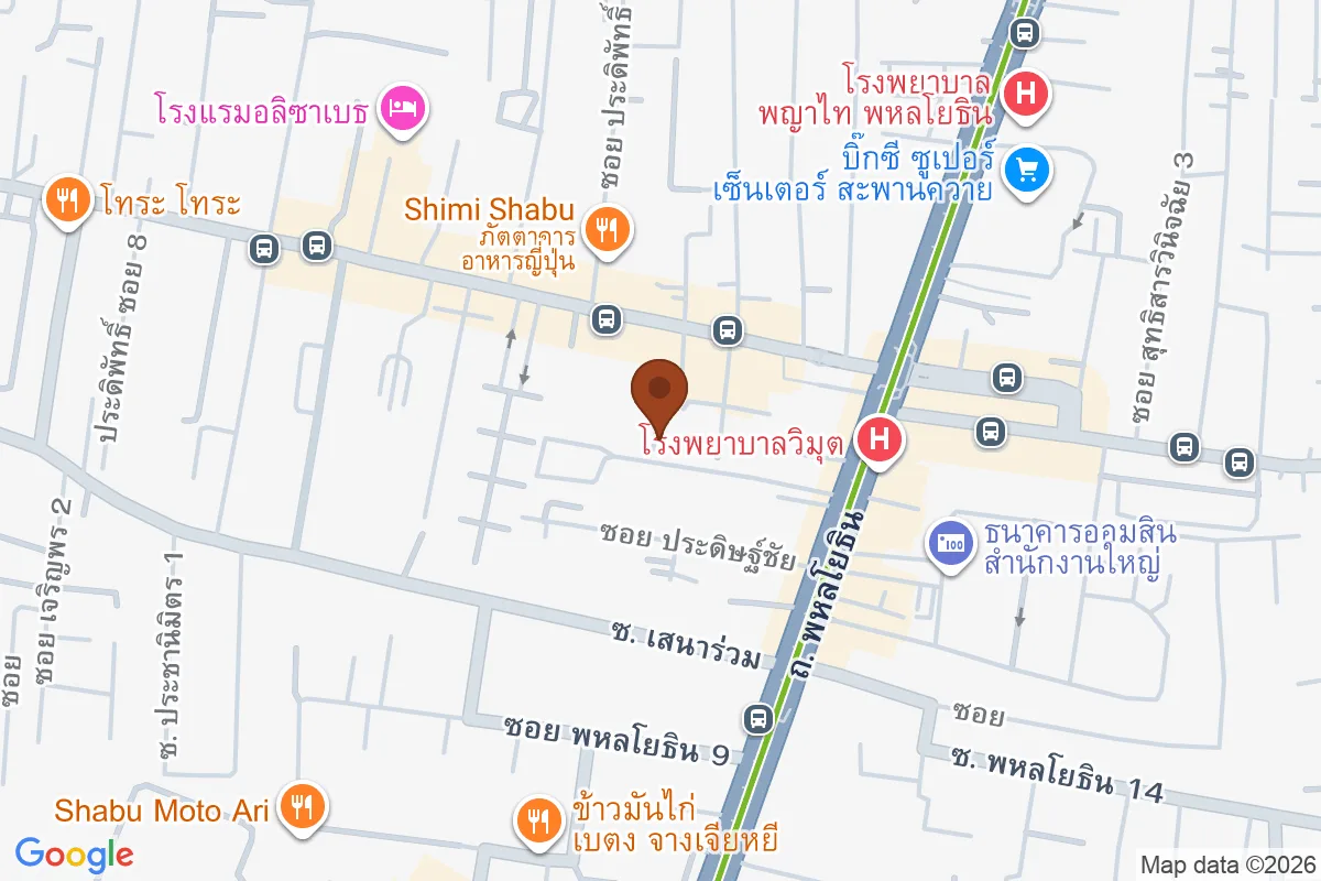 แผนที่ตำแหน่งDino ดิโนนมปัง by KOB (ปังสุดซอย)