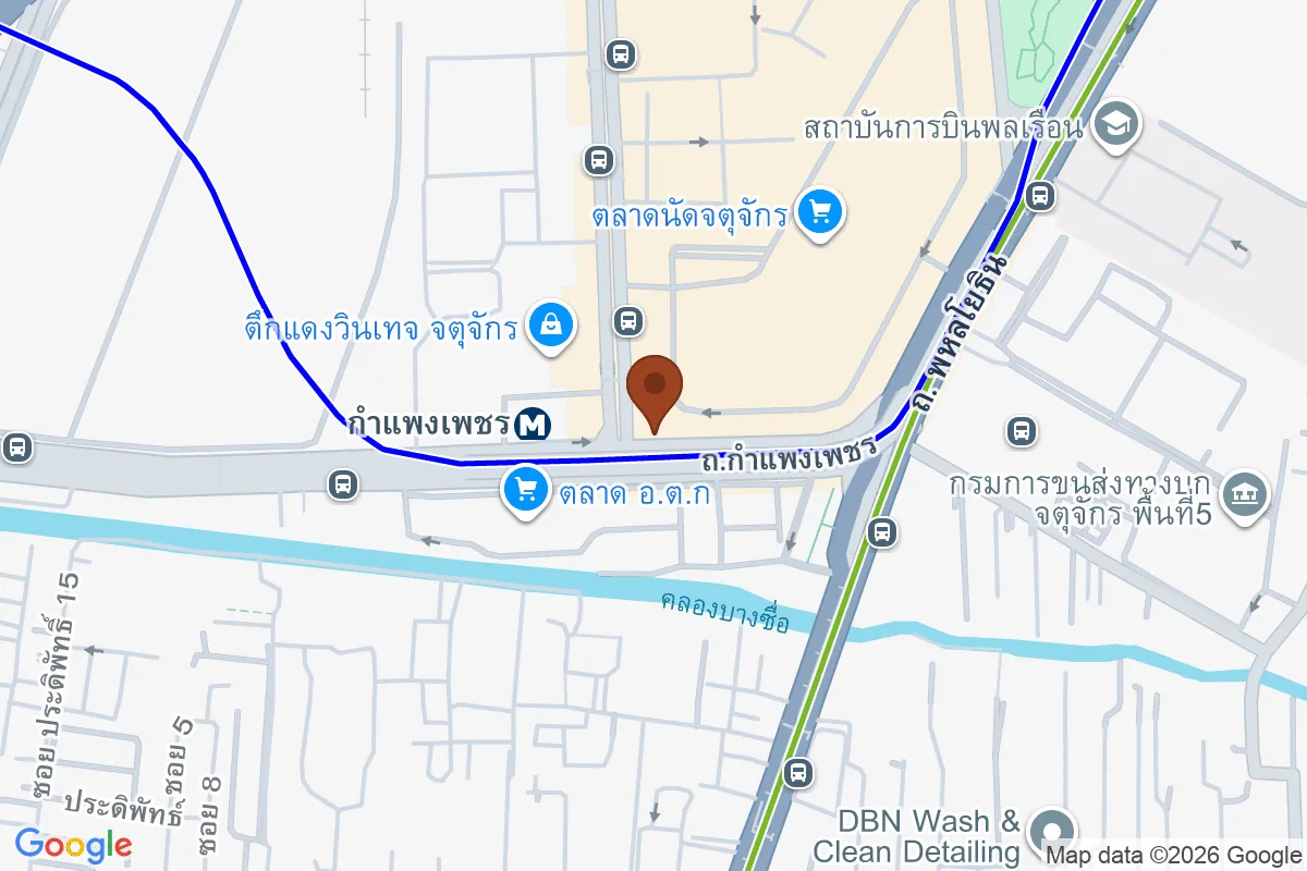 แผนที่ตำแหน่งร้านยําเจ๊อึ่ง