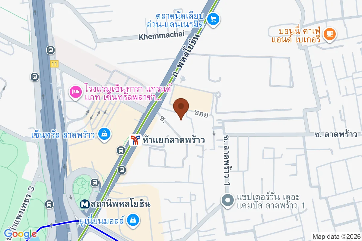 แผนที่ตำแหน่งไลฟ์ ลาดพร้าว