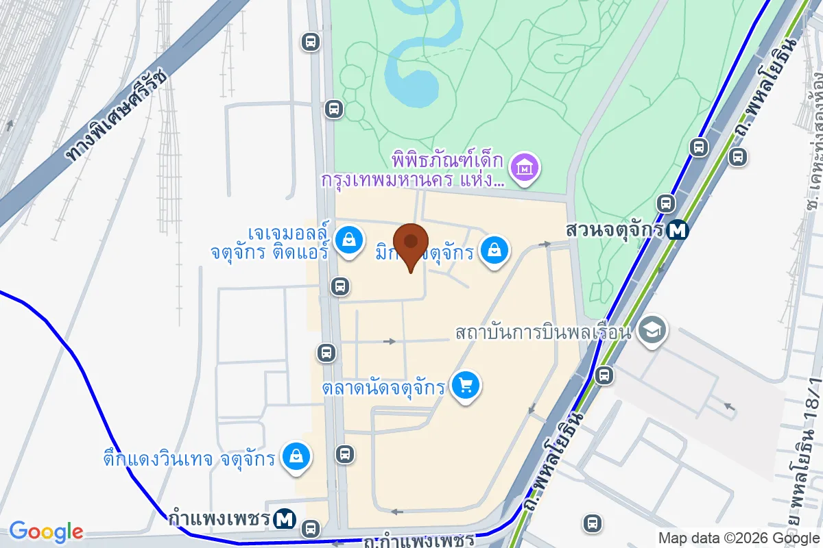 แผนที่ตำแหน่งสุขใจมังสวิรัติ Happy Vegan