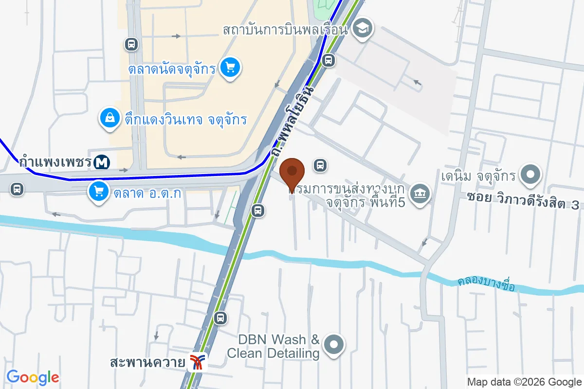 แผนที่ตำแหน่งเอ็ม จตุจักร