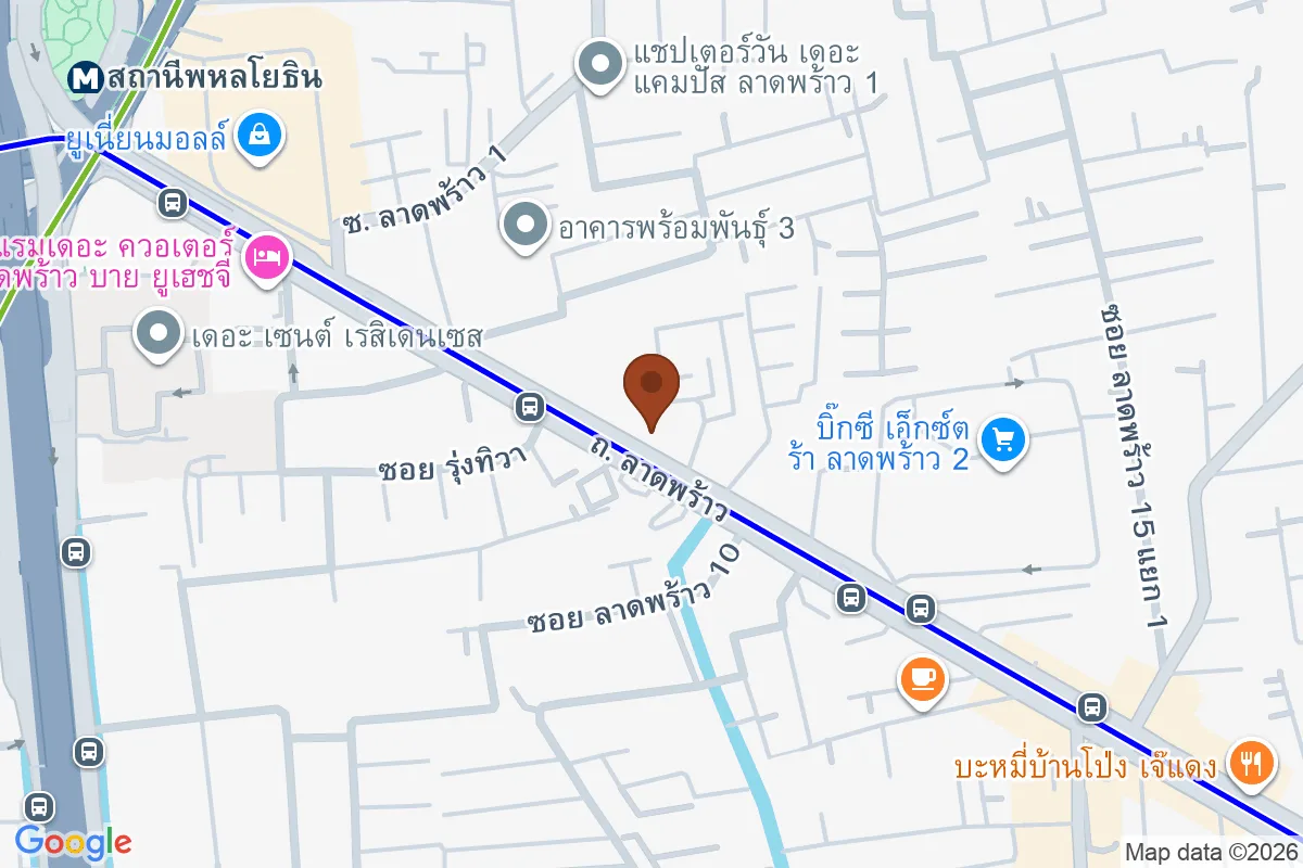 แผนที่ตำแหน่งไอดีโอ ลาดพร้าว 5