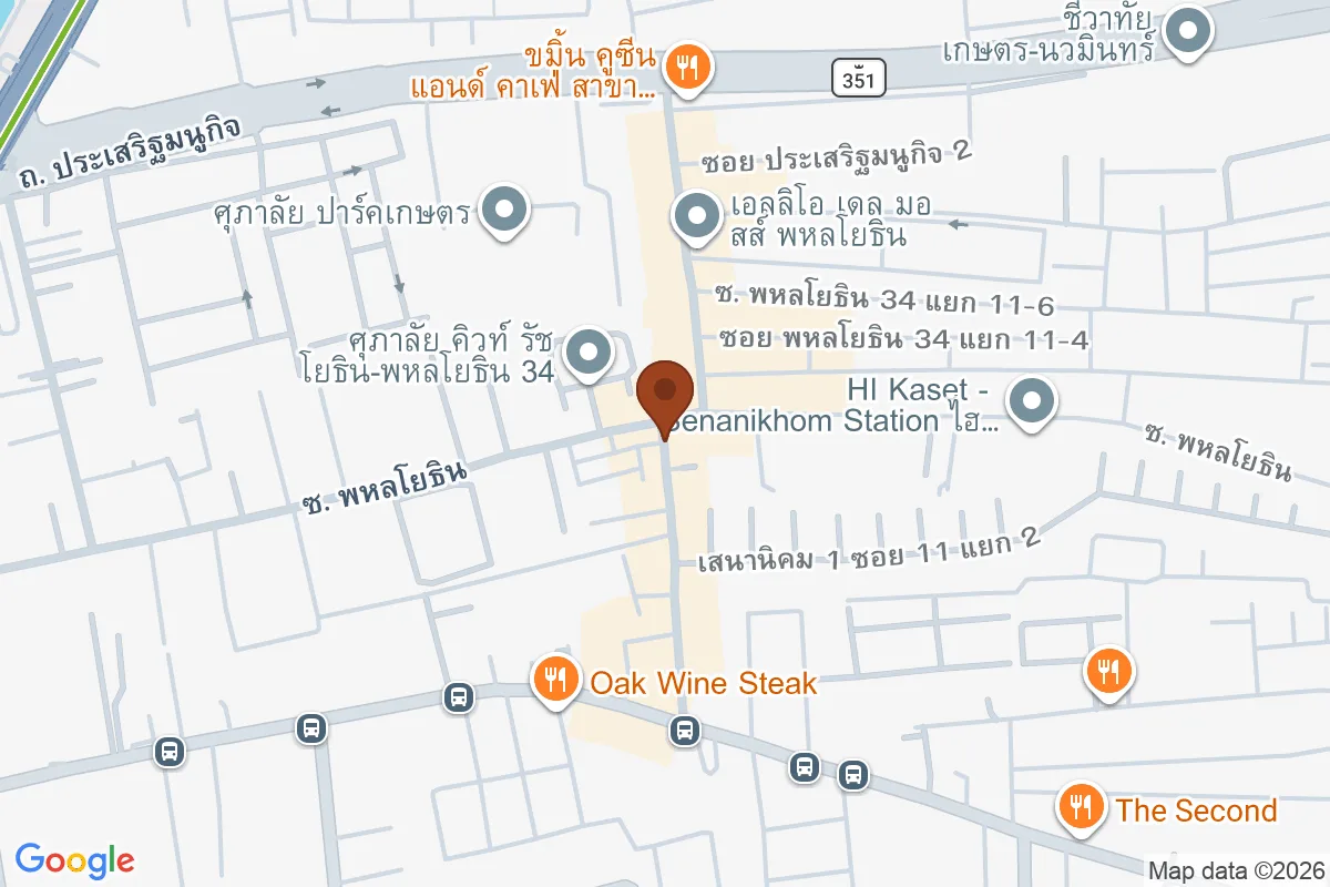แผนที่ตำแหน่งร้านข้าวปั้นแสนอร่อย