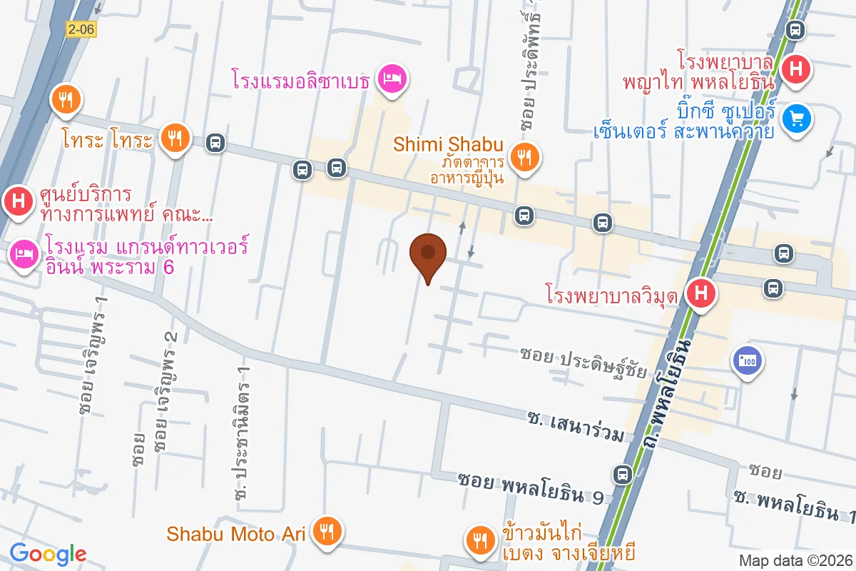 แผนที่ตำแหน่งร้านเข่ง ประดิพัทธ์14 Raan-Keng