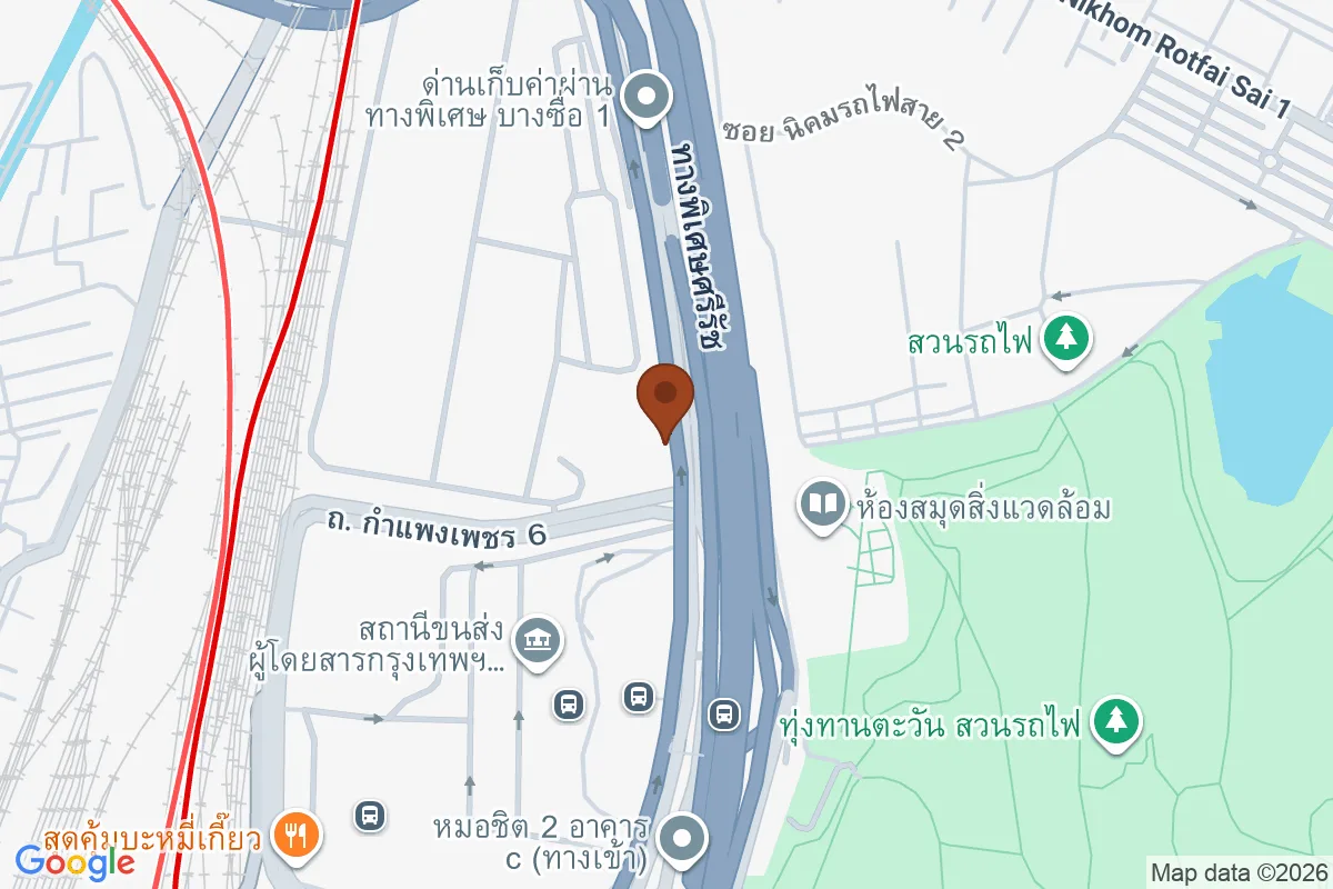 แผนที่ตำแหน่งร้านเตี๋ยวเรือยุดยา สาขากำแพงเพชร2