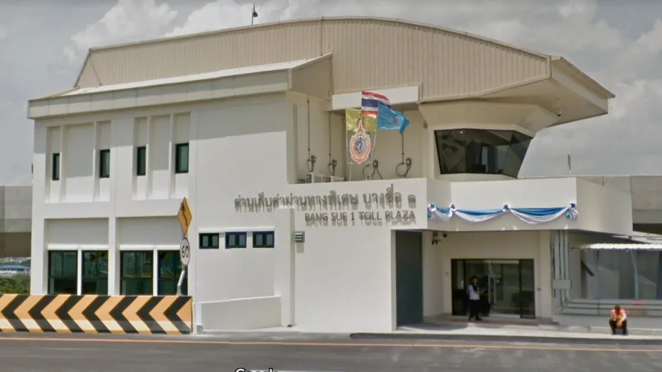 ภาพจริงของ ด่านเก็บค่าผ่านทางพิเศษ บางซื่อ 1 ย่านจตุจักร จาก Google Maps